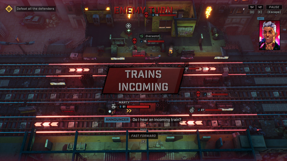 Showgunners train map.